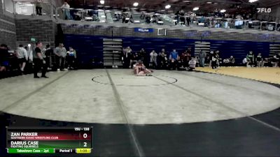 138 lbs Champ. Round 1 - Zan Parker, Southern Idaho Wrestling Club vs Darius Case, Fighting Squirrels