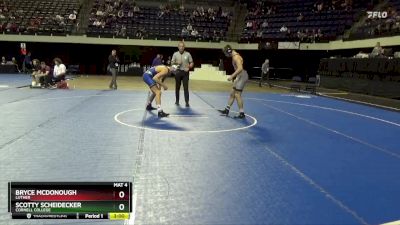 165 lbs Cons. Round 5 - Scotty Scheidecker, Cornell College vs Bryce McDonough, Luther