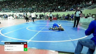 87 lbs Round Of 32 - Aiden Anderson, CowTown Elite vs Jackson Ward, Berryhill Public Schools