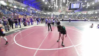 101 lbs Consi Of 16 #2 - Zariah Lopez, Montrose Elite vs Julissa Foreman, Monte Vista Middle School