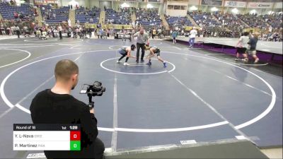 85 lbs Round Of 16 - Yaidel Lopez-Nava, Greeley United vs Patrick Martinez, Pirates