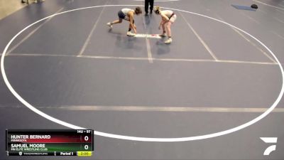 97 lbs Cons. Round 5 - Hunter Bernard, Minnesota vs Samuel Moore, MN Elite Wrestling Club