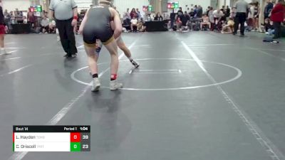 160 lbs Round 4 (8 Team) - Luke Hayden, Team Missouri vs Cooper Driscoll, Terps Xtreme