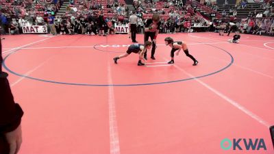 67 lbs Rr Rnd 1 - Asher Phillips, Cowboy Wrestling Club vs Grayson Hazen, Woodland Wrestling Club