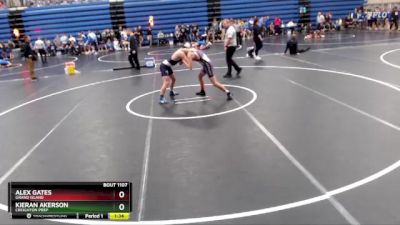 126 lbs Round 3 - Alex Gates, Grand Island vs Kieran Akerson, Creighton Prep