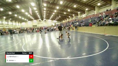 47 lbs Quarterfinal - Jayna Whitford, Westlake vs Emmett Jones, Sanderson Wrestling Academy