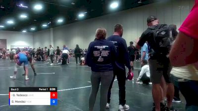 132 lbs Cons. Round 5 - Gaetano Tedesco, Lake Gibson High School Wrestling vs Gregory Mendez, Youth Impact Center Wrestling Club