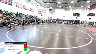 126 lbs Consi Of 8 #2 - Oscar Mendoza-Soto, Windham vs Christopher Manganiello, North Branford*