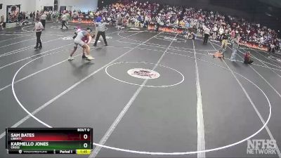 1A/2A 182 Quarterfinal - Sam Bates, Liberty vs Karmello Jones, Cross