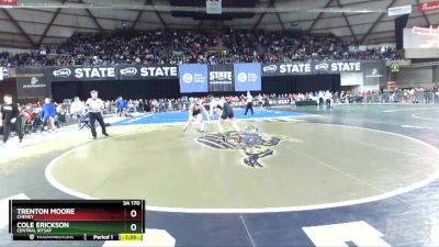 3A 170 lbs Champ. Round 2 - Trenton Moore, Cheney vs Cole Erickson, Central Kitsap