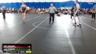 150 lbs Round 4 (8 Team) - Joel Swanson, Noke Wrestling RTC vs Luke Evenson, Phoenix WC