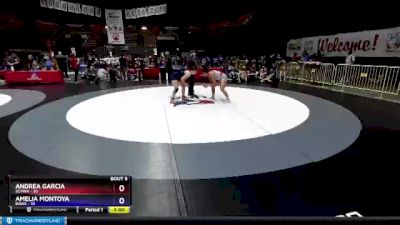 152 lbs Round 1 (16 Team) - Andrea Garcia, SCVWA vs Amelia Montoya, BAWA