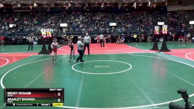 80 lbs Semifinal - Brody McNabb, OCGA vs Bradley Bauman, KAWA