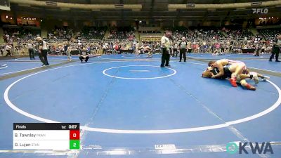 195 lbs Final - Brohk Townley, Pawhuska Elks Takedown vs Destry Lujan, Standfast