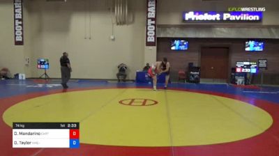 74 kg Con 16 #1 - Dom Mandarino, Stanford - California RTC vs Dillon Taylor, Navy-Marine Corps RTC