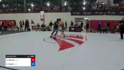 82 kg Consi Of 8 #1 - Brayden Benson, Ohio vs Kennedy Wyatt, Knights RTC