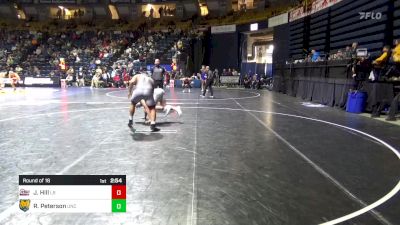 285 lbs Round Of 16 - Josiah Hill, Little Rock vs Remington Peterson, N. Colorado