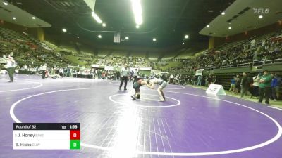 177 lbs Round Of 32 - Jacob Honey, Bakersfield vs Blake Hicks, Clovis West