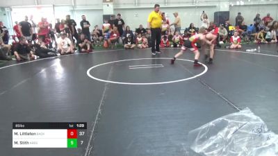 85 lbs Pools - Michael Littleton, Backyard Brawlers vs Micah Stith, Ares W.C. (MI)