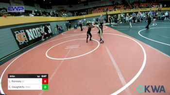 61 lbs Semifinal - Lamario Ramsey, Del City Little League vs Cage Daugherty, D3 Wrestling Cluib