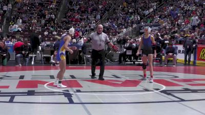 100 lbs Semifinal - Payton Hinkle, Bensalem-G vs Valarie Solorio, Canon-McMillan-G