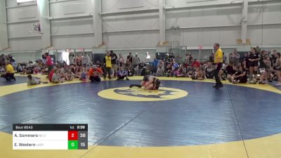 113 lbs Final - Ava Sommers, NE United (OH) vs Emma Western, Lady Pitbulls