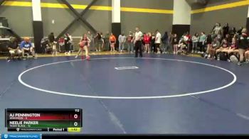 112 lbs Round 3 (3 Team) - Aj Pennington, Wisconsin vs Neelie Parker, Texas Black