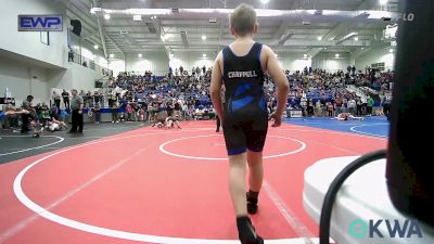 100 lbs Quarterfinal - Rocky Ford, Vian Wrestling Club vs Zayne Chappell, Tulsa Blue T Panthers