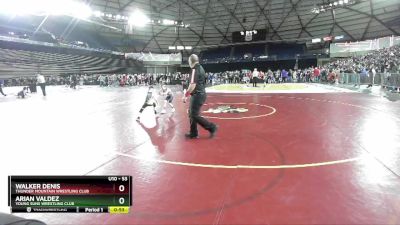 53 lbs Cons. Round 1 - Arian Valdez, Young Suns Wrestling Club vs Walker Denis, Thunder Mountain Wrestling Club