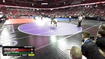 D1-285 lbs Cons. Round 2 - Lincoln McCarty, River Falls vs Jordan Jackson, Wisconsin Lutheran