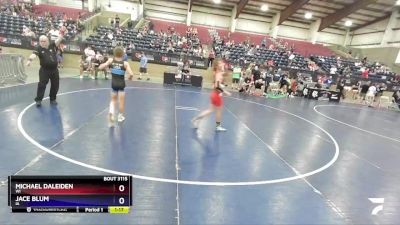 97 lbs Cons. Round 2 - Michael Daleiden, WI vs Jace Blum, IA