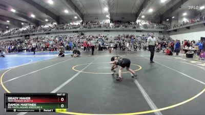 55 lbs Champ. Round 2 - Damon Martinek, BSS Youth Jaguars Wrestling-A vs Brady Maher, Team Missouri Select-A