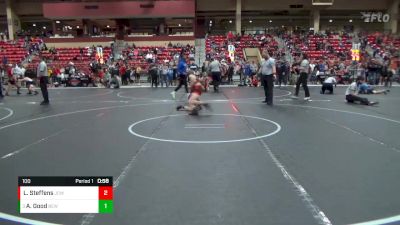 100 lbs Quarterfinal - Alex Good, Bald Eagle Wrestling vs Luke Steffens, Jackson County Wrestling