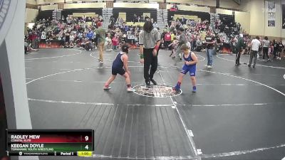 92 lbs Round 2 - Lincoln Brewer, Cane Bay Cobras vs Max Martin, Coastal Elite