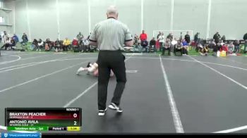 132 lbs Round 1 (4 Team) - Braxton Peacher, Nebraska Blue vs Antonio Avila, Wyoming Gold