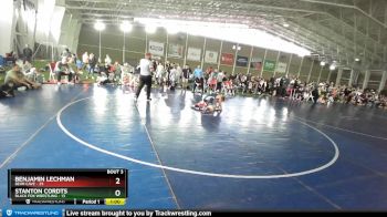 100 lbs Round 2 (4 Team) - Benjamin Lechman, Bear Cave vs Stanton Cordts, Black Fox Wrestling