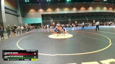 185 lbs Cons. Round 2 - Juliette Giomi, RHS vs Madalyn Hitchcock, Reed