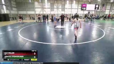 100 lbs Cons. Round 1 - Lily Miller, AK vs Venyss Steingruber, MT