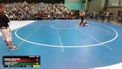 106 lbs Cons. Round 2 - Isaiah Gonzaga, Elk Grove Senior vs Kaden Scott, Thunder Ridge