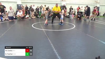 60 lbs Round 2 - Miles Cooley, 84 Athletes (VA) vs Bradyn Feather, Ohio Gold