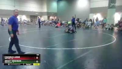 138 lbs Placement Matches (16 Team) - Cavarius Liddie, Spec Ops vs Brody Neighbor, Iowa Black