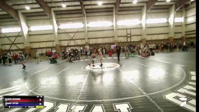 56 lbs Cons. Semi - Kasen Bonser, WY vs Henry Nitze, MT