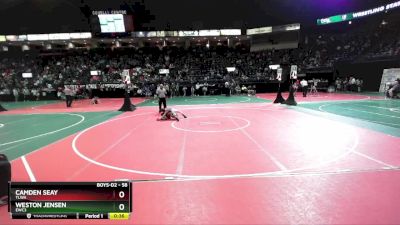 58 lbs Cons. Round 2 - Camden Seay, TLWA vs Weston Jensen, EWC3