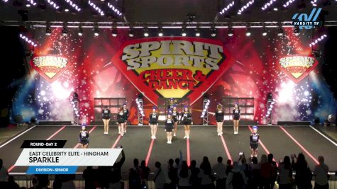 East Celebrity Elite - Hingham - SPARKLE [2024 L1 Senior Day 2] 2024 Spirit Sports Myrtle Beach Nationals