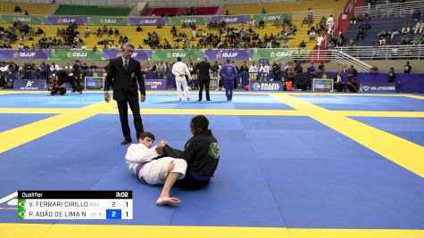 VÍTOR FERRARI CIRILLO vs PEDRO ADÃO DE LIMA NORBERTO 2024 Brasileiro Jiu-Jitsu IBJJF