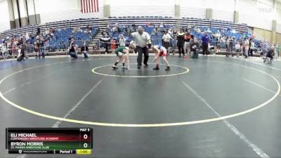 56 lbs Quarterfinal - Byron Morris, St. Maries Wrestling Club vs Eli Michael, Contenders Wrestling Academy