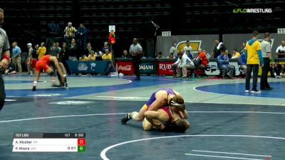 157 lbs Consi of 16 #1 - Alex Klucker, Lock Haven vs Paden Moore, Northern Iowa