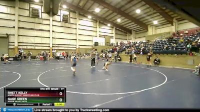 77 lbs Cons. Round 4 - Gage Green, Upper Valley Aces vs Rhett Kelly, North Summit Wrestling Club