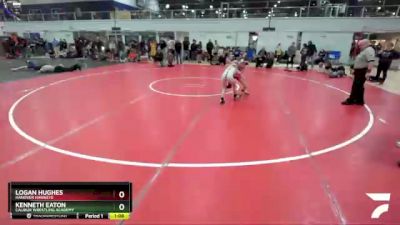 85 lbs Quarterfinal - Logan Hughes, Hanover Hawkeye vs Kenneth Eaton, Calibur Wrestling Academy