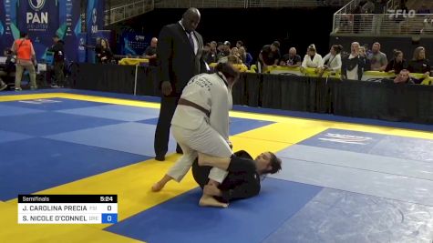 JENNIFFER CAROLINA PRECIADO vs SARAH NICOLE O'CONNELL 2024 Pan Jiu Jitsu IBJJF Championship